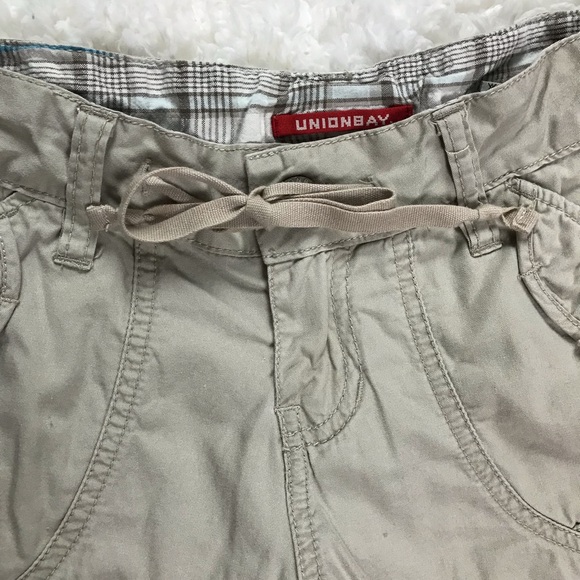 Jr’s Tan Drawstring Union Bay Shorts Size 3. EUC - Picture 4 of 8